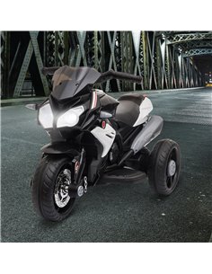Homcom 3+ Kids Motorcycle 6V Black 2