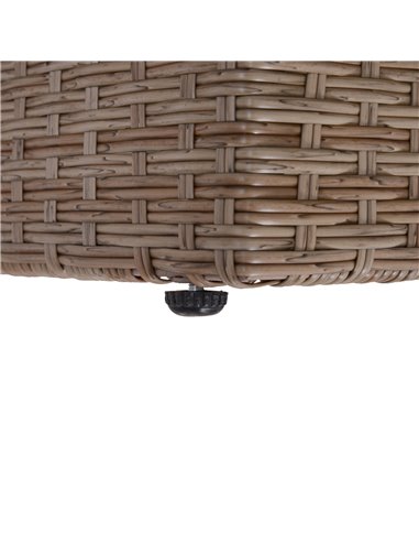 Outsunny 5-Seater Rattan Garden Furniture Outdoor Sectional Corner Sofa and Coffee Table Set  Conservatory Wicker Weave w/ Armre
