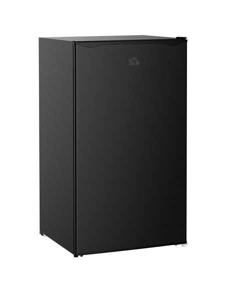 HOMCOM 91 Litre Freestanding Under Counter Fridge Freezer, Black - pic 55799 | FastDaddyshop