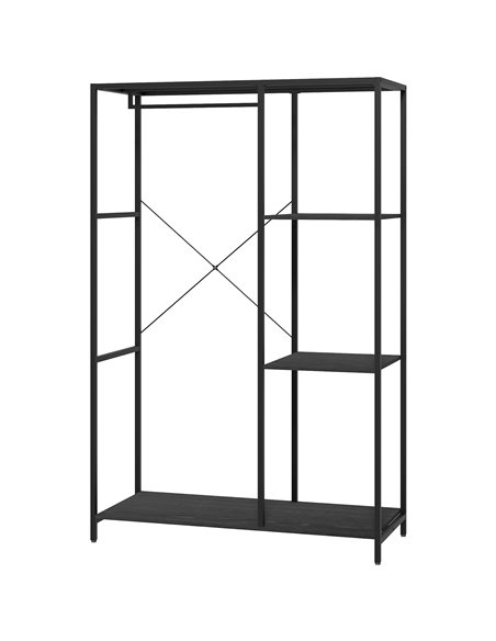 HOMCOM 170cm Coat Rack with Shoe Storage, Black 837-476V00BK - pic 55988 | FastDaddyshop