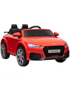 Homcom 3+ Kids Electric Car 12V with Remote Forward Reverse, Lights, Horn, MP3 Player, Red