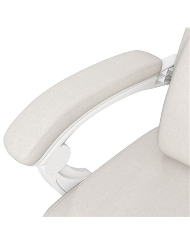 Vinsetto High Back Office Chair Reclining Computer Chair with Footrest Lumbar Support Adjustable Height Swivel Wheels White 921-