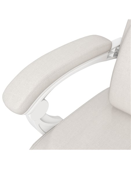 Vinsetto High Back Office Chair Reclining Computer Chair with Footrest Lumbar Support Adjustable Height Swivel Wheels White 921- - pic 56212 | FastDaddyshop