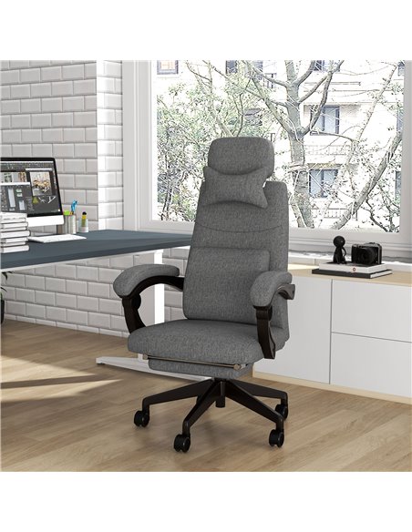Vinsetto Reclining Office Chair, High Back Computer Chair, Dark Grey 921-253V71CG - pic 56214 | FastDaddyshop