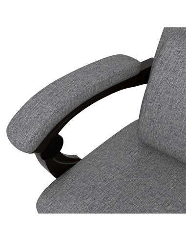 Vinsetto Reclining Office Chair, High Back, Computer Chair with Footrest, Lumbar Support, Adjustable, Swivel, Dark Grey 921-253V