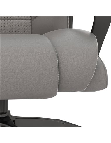 Vinsetto Executive Office Chair with 6-Point Massage, High Back Swivel Seat with Extra Padding, Ergonomic Tilt, Grey 921-321V70G