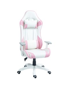 HOMCOM Racing Gamer Chair, Reclining Faux Leather Computer Chair, Pink 921-720V70PK