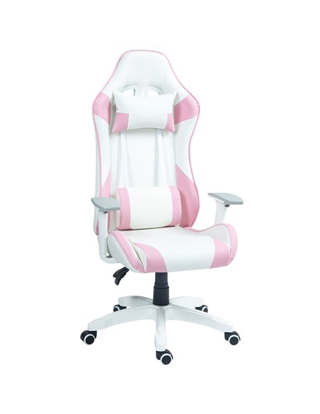 HOMCOM Racing Gamer Chair, Reclining Faux Leather Computer Chair, Pink 921-720V70PK - pic 56249 | FastDaddyshop