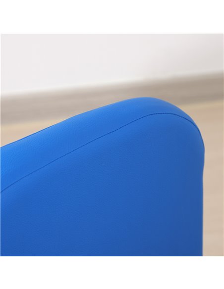 HOMCOM Toddler 2-in-1 Sofa Chair for Playroom, Comfortable Child's Armchair for Relaxation & Play, Blue 310-021V70BU - pic 56562 | FastDaddyshop