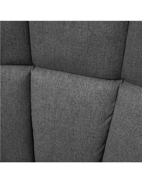 HOMCOM Rocking Chair for Nursery, Upholstered Wingback Armchair with Steel and Wood Legs for Living Room, Bedroom, Balcony, Grey - pic 56615 | FastDaddyshop