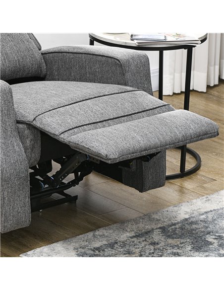 HOMCOM Electric Recliner Armchair, Recliner Chair with Adjustable Leg Rest, USB Port, Charcoal Grey 833-987V71CG - pic 56626 | FastDaddyshop