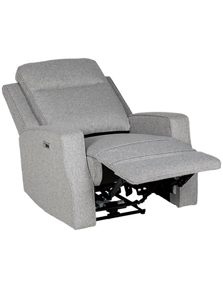 HOMCOM Electric Recliner Armchair with Adjustable Leg Rest, Grey 833-987V71GY - pic 56627 | FastDaddyshop