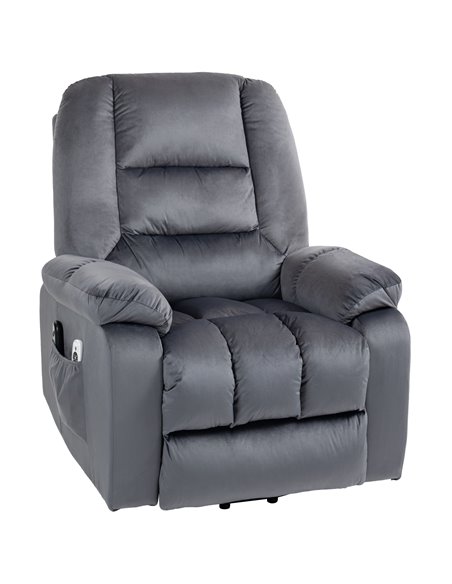 HOMCOM Lift Chair, Electric Riser and Recliner Chair, Grey 713-160V70GY - pic 56681 | FastDaddyshop