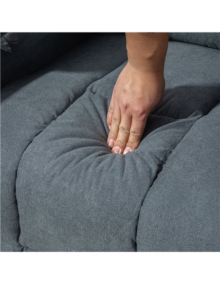 HOMCOM Oversized Riser and Recliner Chairs for the Elderly, Fabric Upholstered Lift Chair for Living Room with Remote Control, S - pic 56752 | FastDaddyshop
