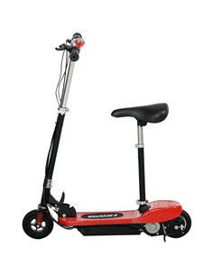 HOMCOM Steel Electric Scooter, Folding E-Scooter for 4-14 Years Old, Red AA1-108V70RD