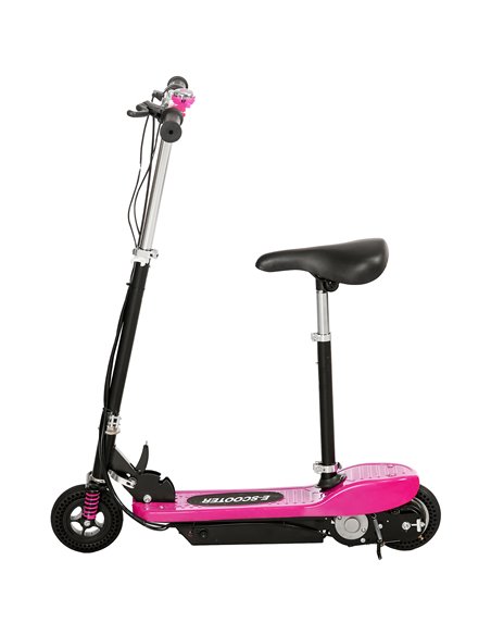 HOMCOM Steel Electric Scooter, Folding E-Scooter for 4-14 Years Old, Pink AA1-108V70PK - pic 56816 | FastDaddyshop
