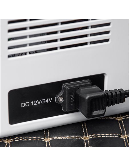 Outsunny Portable Car Fridge Freezer, 25L, 12V, with LED Light, Grey C00-038V71GY - pic 56905 | FastDaddyshop