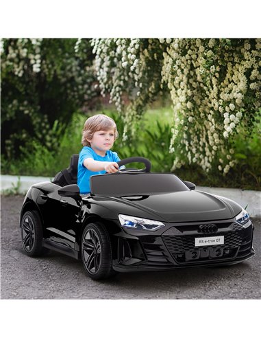 HOMCOM Audi Licensed 12V Kids Electric Ride-On Car, Black 370-220V70BK