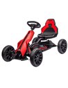 HOMCOM 12V Electric Ride-On Racing Go Kart for Kids, Red 370-288V70RD