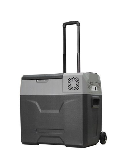 HOMCOM Portable Car Fridge Freezer, 12/24V 50L, Electric Cooler Box for Camping, Travel, Picnic, Grey C00-019V70 - pic 56978 | FastDaddyshop