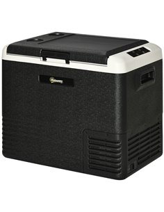 Outsunny 50L Car Portable Fridge Freezer, 12/24V DC and 110-240V AC, Grey C00-036V72GY