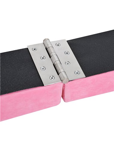 HOMCOM Balance Beam Trainer, 2.4 m-Pink   A50-004PK