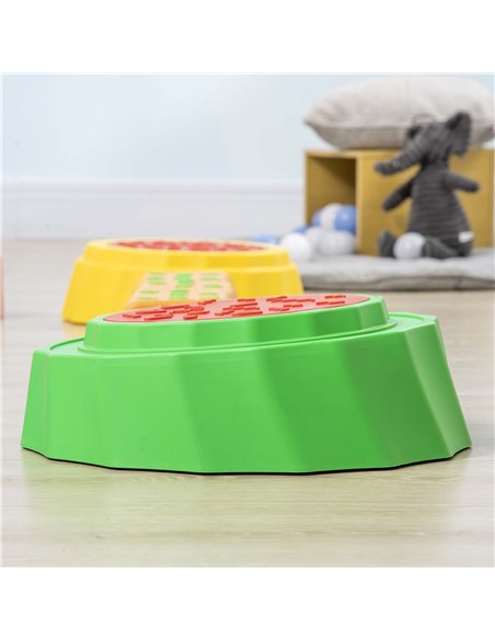 Outsunny 8pcs Kids Balance Beam, Balance Bridge with Non-slip Surface & Bottom, Stackable Stepping Stones for toddler, Strength  - pic 57075 | FastDaddyshop