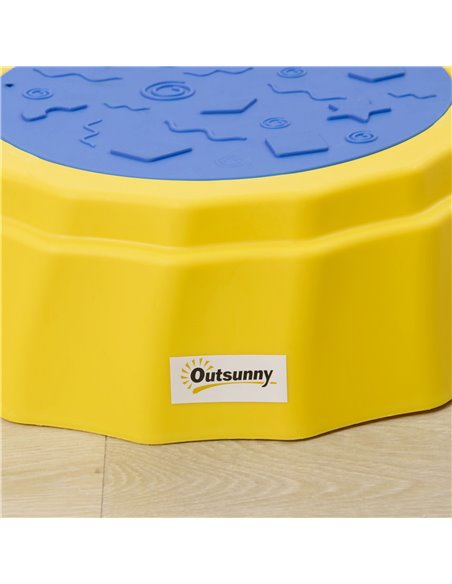 Outsunny Balance Beam for Kids, Non-slip & Stackable Coordination Training Stepping Stones, Blue, for Strength & Coordination 34 - pic 57085 | FastDaddyshop
