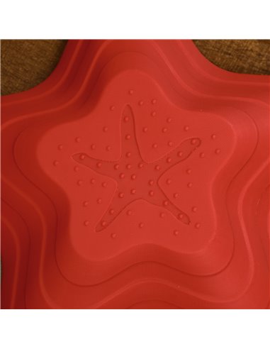 ZONEKIZ Kids Stepping Stones, 11 Pieces Balance River Stones for Obstacle Course, Stackable Non-Slip Starfish Shape, Sensory Pla