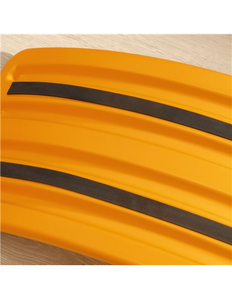 ZONEKIZ Wobble Balance Board for Kids, Montessori Stepping Stone Toy, Nursery Play Equipment, 82 x 27.5 x 19.5cm, Orange 331-036 - pic 57121 | FastDaddyshop
