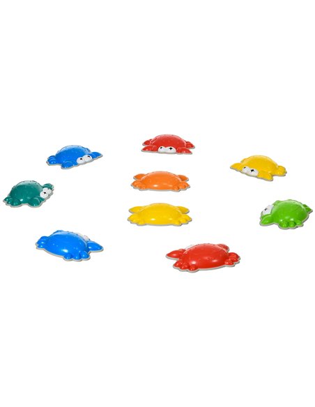 ZONEKIZ 9PCs Crab-shaped Kids Stepping Stones, Multicoloured 347-018V00MX - pic 57158 | FastDaddyshop
