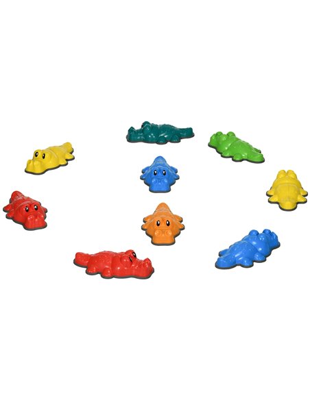 ZONEKIZ 9PCs Kids Stepping Stones Crocodile Design, Multicoloured 347-016V00MX - pic 57185 | FastDaddyshop