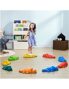 ZONEKIZ 9PCs Kids Stepping Stones Crocodile Design, Multicoloured 347-016V00MX 2