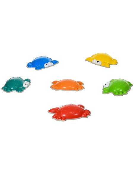 ZONEKIZ Crab-Shaped Kids' Stepping Stones, 6 Piece Set, Multicoloured 347-018V01MX - pic 57194 | FastDaddyshop