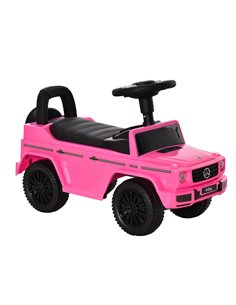 HOMCOM Baby Push Handle Sliding Car Mercedes-Benz G350, Pink 370-163PK