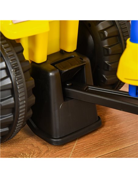 HOMCOM Compatible Baby Toddler Sliding Car NEW HOLLAND Licensed Foot to Floor Slider w/ Horn Storage Big Steering Wheel for 12-3 - pic 57292 | FastDaddyshop