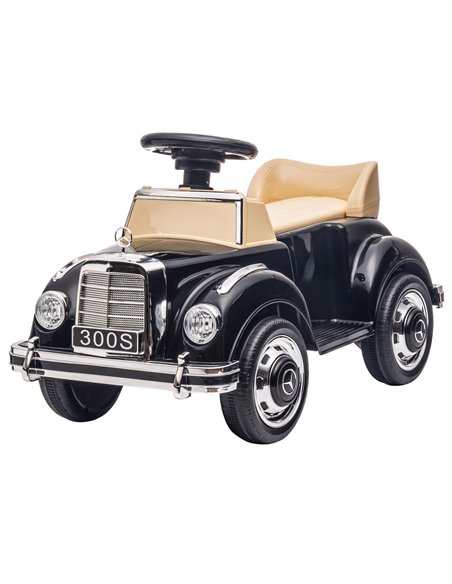 AIYAPLAY Foot to Floor Ride on Sliding Car Mercedes-Benz 300S, Black 370-290V00BK - pic 57320 | FastDaddyshop