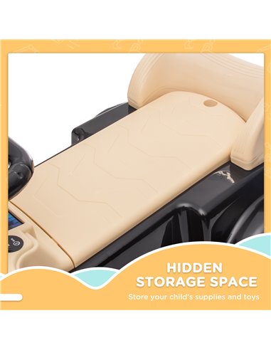 AIYAPLAY Foot to Floor Ride on Sliding Car Mercedes-Benz 300S Licensed for 18-48 months 370-290V00BK