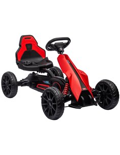 HOMCOM Children Pedal Go Kart, Kids Ride on Racer, Red 370-286V00RD