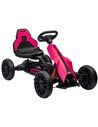 HOMCOM Children Pedal Go Kart, Kids Ride on Racer, Pink 370-286V00PK