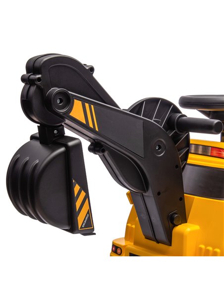 HOMCOM Ride on Tractor, 3 in 1 Ride on Excavator, Bulldozer, Road Roller, Pretend Play Construction No Power Truck w/ Music, for - pic 57362 | FastDaddyshop