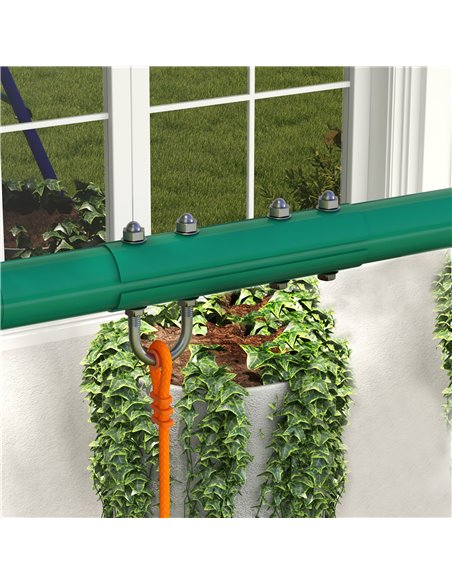 Outsunny 3 in 1 Metal Kids Swing Set with Swing Glider Rocking Chair Orange 344-077V00OG - pic 57435 | FastDaddyshop