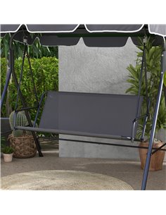 Outsunny Garden Swing Seat Cover Replacement for 2 and 3 Seater Swing Bench, Gark Grey 84A-309V00CG 2