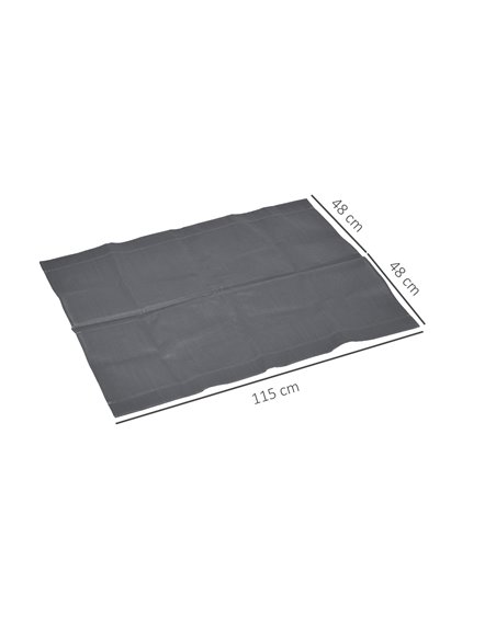 Outsunny Garden Swing Seat Cover Replacement, for 2 and 3 Seater Swing Bench, 115cm x 48cm x 48cm, Gark Grey 84A-309V00CG - pic 57610 | FastDaddyshop