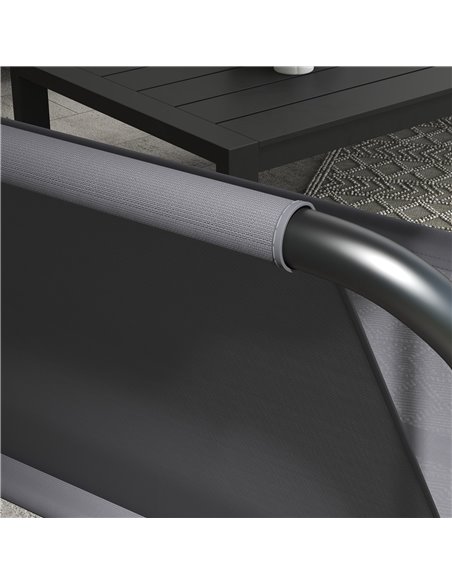 Outsunny Garden Swing Seat Cover Replacement, for 2 and 3 Seater Swing Bench, 115cm x 48cm x 48cm, Gark Grey 84A-309V00CG - pic 57616 | FastDaddyshop
