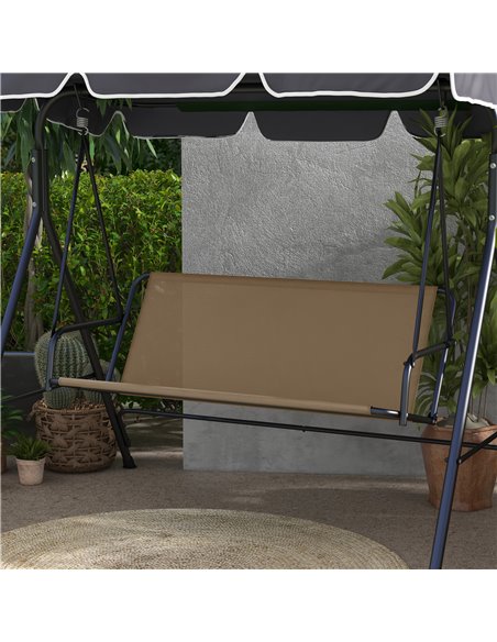 Outsunny Swing Seat Cover Replacement, for 2 and 3 Seater Bench, 115cm x 48cm x 48cm, Beige 84A-309V00BG - pic 57627 | FastDaddyshop