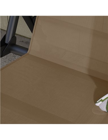Outsunny Swing Seat Cover Replacement, for 2 and 3 Seater Bench, 115cm x 48cm x 48cm, Beige 84A-309V00BG
