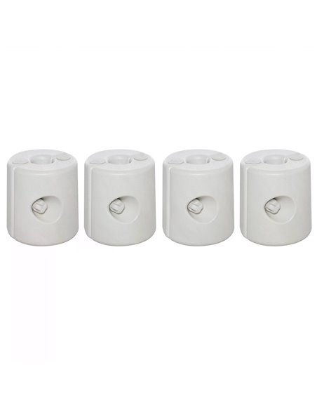Outsunny Tent Weight Base, 4pcs Plastic Anchor Weights, White 840-046 - pic 57689 | FastDaddyshop