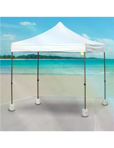Outsunny Tent Weight Base, 4pcs Plastic Anchor Weights-White 840-046 - pic 57690 | FastDaddyshop