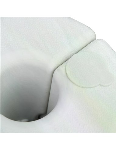 Outsunny Tent Weight Base, 4pcs Plastic Anchor Weights-White 840-046